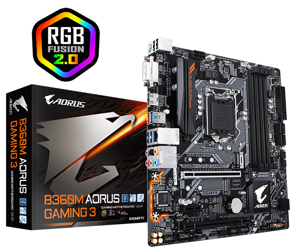 Bo mạch chủ Gigabyte B360M Aorus Gaming 3
