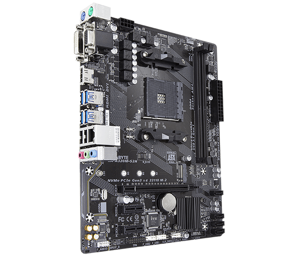 Bo mạch chủ Gigabyte™ GA-A320M-S2H