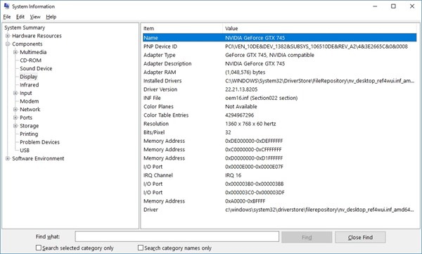 Update driver card Nvidia display