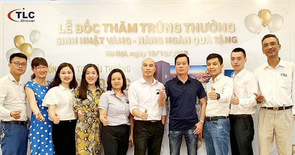 TMDPC đồng hành cùng công ty TMQT Thủy Linh (TLC) công bố khách hàng trúng thưởng “ Sinh Nhật Vàng Hàng Ngàn Quà Tặng”