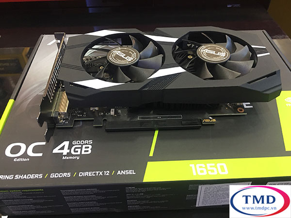Đánh giá card Asus GTX 1650 Dual
