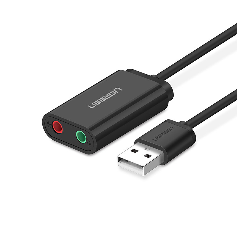 Card sound USB 2.0 to 3.5mm chính hãng Ugreen UG-30724