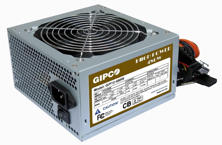 Nguồn Gipco 480W Fan 12