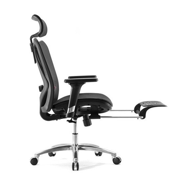 Ghế công thái học Sihoo M57B Black (có kê chân)