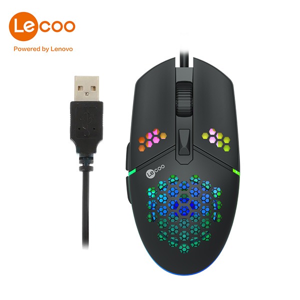 Chuột quang gaming có dây Lecoo MS105 (có LED)