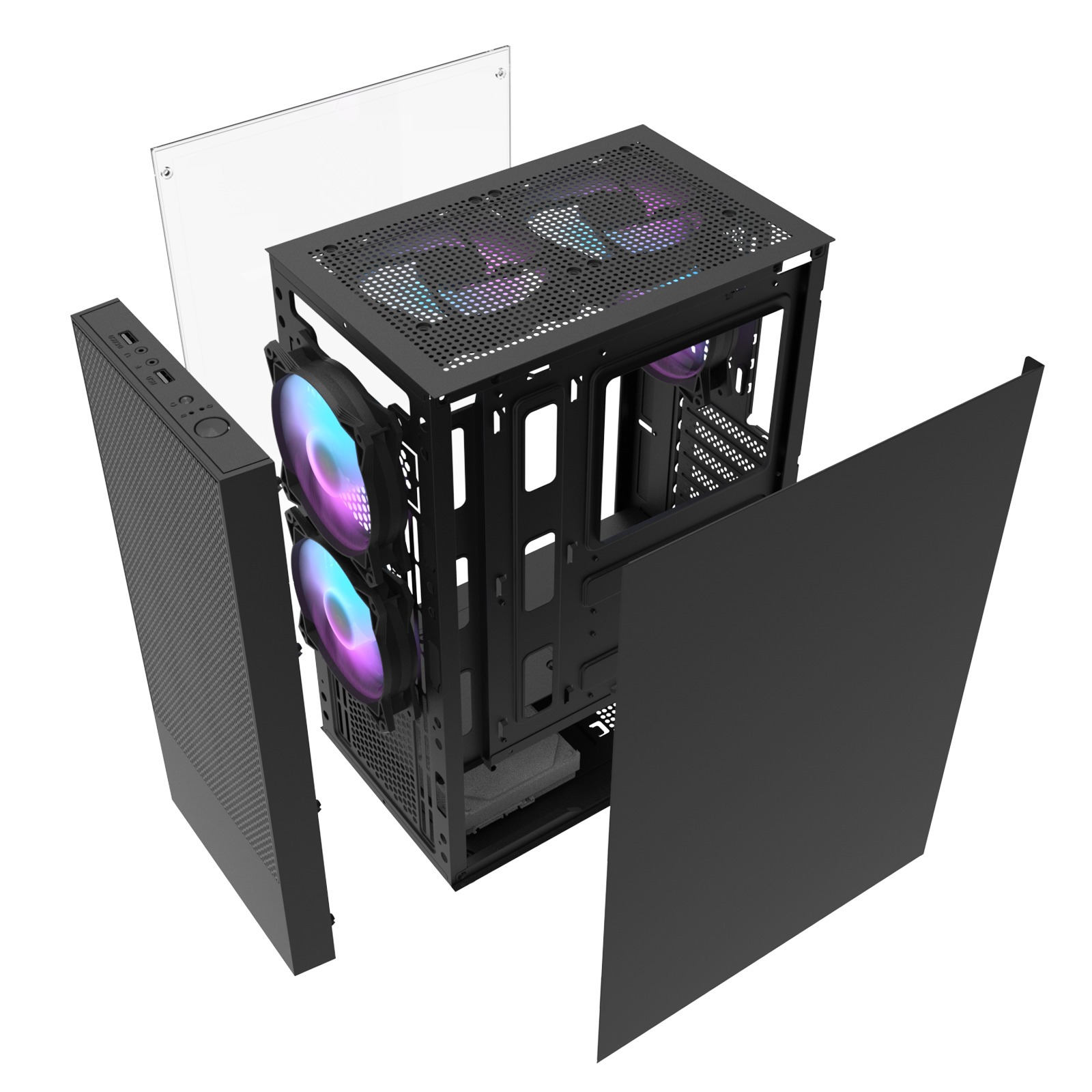 Vỏ case máy tính Darkflash A290 (ATX - Màu Đen)