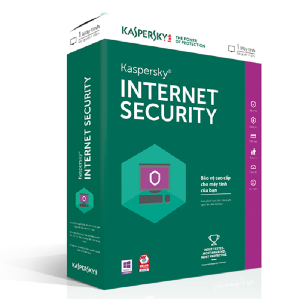 Phần mềm diệt virus Kaspersky Internet Security chính hãng, bán chạy nhất trên thị trường