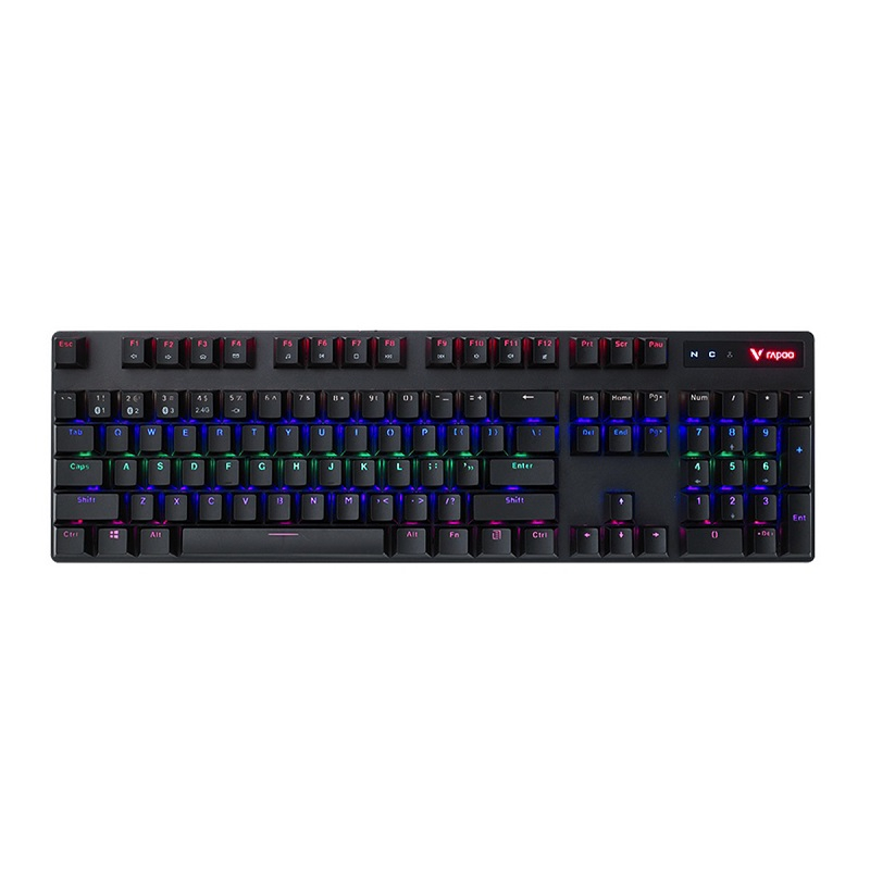 Bàn Phím Cơ Có Dây Gaming Rapoo V500 Pro Rainbow Backlit