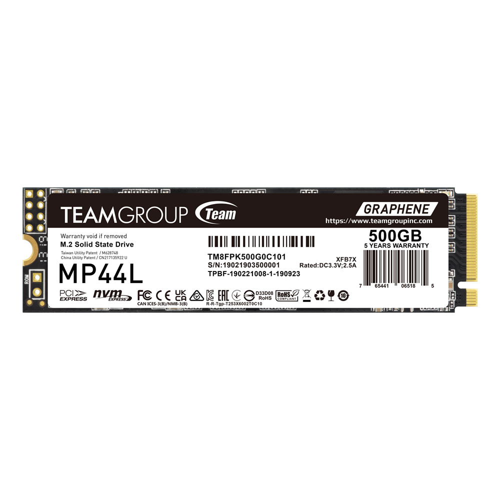 Ổ cứng SSD TeamGroup MP44L 500GB M.2 2280 PCIe Gen4x4 (TM8FPK500G0C101)