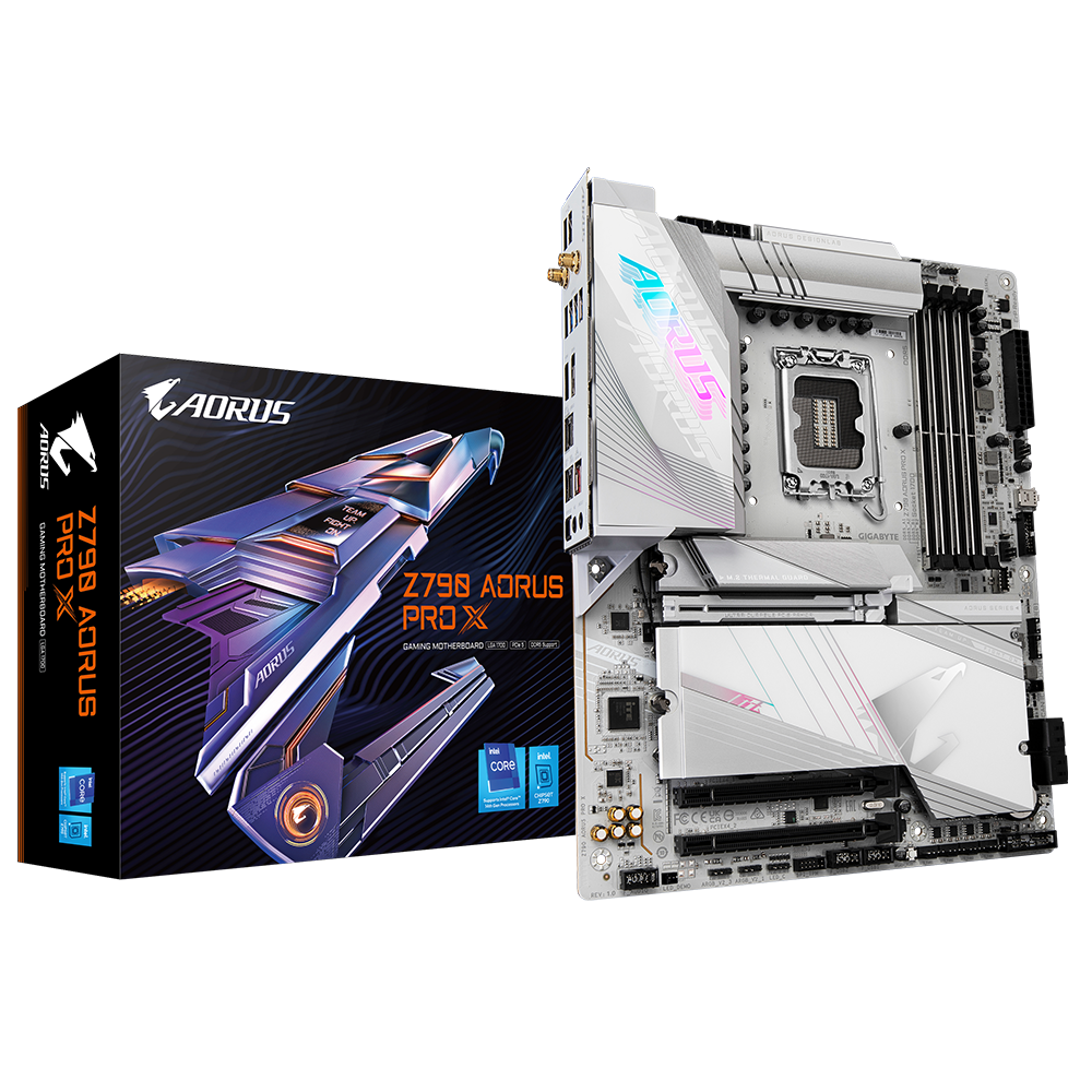 Mainboard Gigabyte Z790 AORUS PRO X DDR5 (Wifi+Bluetooth) - Màu trắng