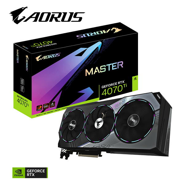 VGA Gigabyte RTX 4070 Ti Aorus Master 12GB (N407TAORUS M -12GD)