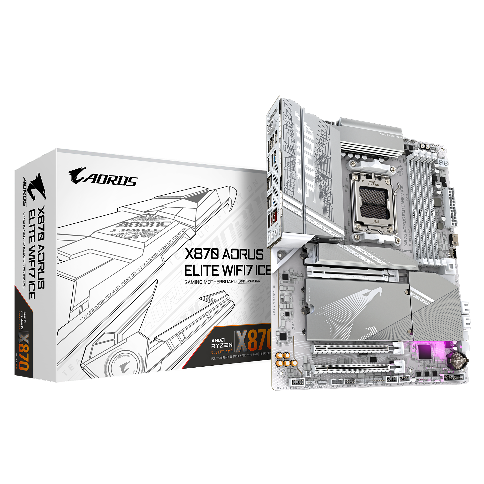 Mainboard GIGABYTE X870 AORUS ELITE WIFI 7 ICE (DDR5)